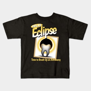 Funny Dentist Eclipse Astronomy Dental Student Design Kids T-Shirt